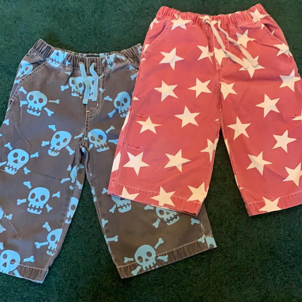 Mini Biden boys set of 2 long cotton shorts